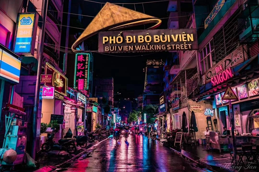 호치민 부이비엔 거리